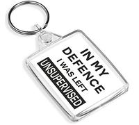 Keyring Unsupervised in My Defence I was Left Keyring Friends #8225