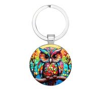 Keyrings for Women - Owl GI -FTS for Women Owl Pendant Key Chains for Women Cute Animal Key Kainer for Women Crystal Modern Lucky Car Keyring Accessories for Home Decoration Hous