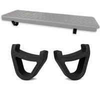 KeyRiser Riser Feet compatible with Logitech MX Keys S & Mini | Tool-free snap-on 15° riser feet for MX Keys, MX Keys S & Mini. Set of 2, compact, no bulky stand.