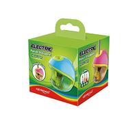 Keyroad Electric Pencil Sharpener Sharpener Sharpener with Can Sharpener Electric 1 Piece for Kindergarten, Preschool and School, KR971783, Blue/Pink (Assorted)