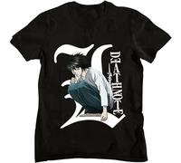 Keyru Death Note L Shirt 2022 Graphic T-Shirt Black XXL