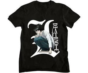 Keyru Death Note L Shirt 2022 Graphic T-Shirt Black XXL