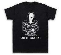 Keyru The Room I Did Not Hit Her Oh Hi Mark Disaster Artist T-Shirt Black L