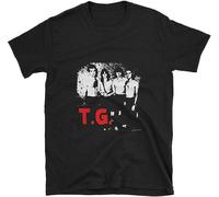 Keyru Throbbing Gristle - Topless - Limitedition Black Tribute t-Shirt Colour1 Mens Short Sleeve Black XL