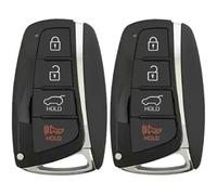 KEYS4LESS Smart Proximity Key Fob for 2013-2018 Hyundai Santa Fe SPORT (Push-Button Start), Pack of 2 - FCC SY5DMFNA04, PN 95440-4Z200 - Not for 7-Seat Santa Fe - Check Your Fob's FCC ID