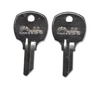 KEYSALACARTE Sentry Safe Replacement Key - Code C006B - Precision-Cut for Fire, Cash, and Lock Box Models - Durable Nickel-Plated Brass - Lost Key Replacement (C1B-C175B)