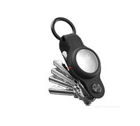 KeySmart Air - Compact Keyholder for Airtag - Key Organizer and Case for Apple Airtag - Includes Keyring to Attach Car Key Fob