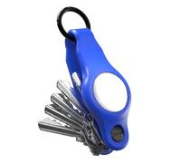 KeySmart Air - Compact Keyholder for Airtag - Key Organizer and Case for Apple Airtag - Includes Keyring to Attach Car Key Fob