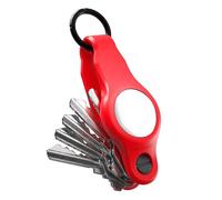 KeySmart Air - Compact Keyholder for Airtag - Key Organizer and Case for Apple Airtag - Includes Keyring to Attach Car Key Fob