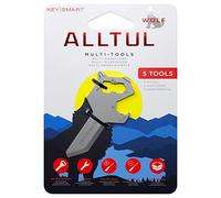 KeySmart AllTul - 4-in-1 Everyday Carry Multi-Purpose Keychain Multitool with Bottle Opener, Wrench, Spoke and Crowbar Ideal Utility Tool for Camping, Fishing and More (Wolf)