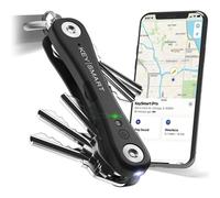 KeySmart iPro Keyring Tracker & Key Holder Organiser Multitool Black