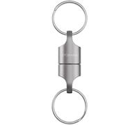 KeySmart MagConnect - Magnetic Key Holder for Purse, Key Chains for Car Keys, Detachable Key Ring Quick Release Keychain for Men - Mens Key Chain Rings Heavy Duty Key Ring - Titanium EDC (1-Pack)