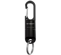 KeySmart MagConnect Pro Carabiner - Magnetic Carabiner Key Holder, Key Chains for Car Keys, Detachable Key Ring Quick Release Keychain - EDC Mens Key Chain Heavy Duty Key Ring - Black (1-Pack)