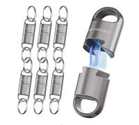 KeySmart MagConnect Pro Magnetic Key Holder for Purse, Key Chains for Car Keys - Detachable Key Ring Quick Release Keychain