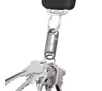 KeySmart MagConnect Pro Titanium Magnetic Quick Release KeyChain - Detachable Key Ring for Car Keys, Extra Locking Mechanism for Additional Security, Magnet Key Chain Accessory for Men Women (1-Pack)
