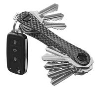 KeySmart Original Compact Key Holder Carbon Fiber 3K Weave