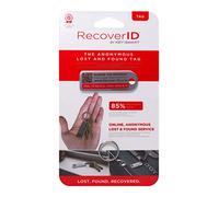 KeySmart RecoverID - Anonymous Lost and Found Tracker Tag (1-Pack)