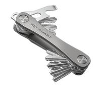 KeySmart Rugged Keychain Multitool Key Holder, Up to 14 Keys | Key Organizer for EDC. Expandable, Durable Build, Reduces Key Chain Bulk & Jingle, Pocket Clip & Bottle Opener Included