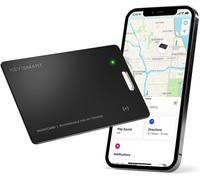 KeySmart SmartCard Wallet Tracker Card, Compatible with Apple Find My App, Rech