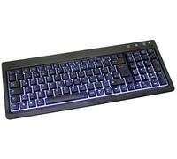 Keysonic KB-KSK-6001 UELX Gaming USB Keyboard with Blue Light (UK Layout)