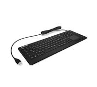 KeySonic Silicone Backlit Keyboard with Mouse/Touch Pad