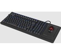 KeySonic TAS KSK-8202ELU-T Trackball Keyboard US Layout Black