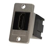 Keystone HDMI 2.0 4K 60Hz Female to Female Panel Mount Coupler Adapter Black