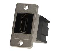 Keystone HDMI 2.0 4K 60Hz Female to Female Panel Mount Coupler Adapter Black