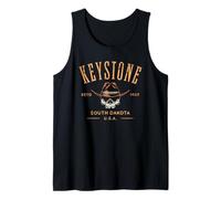 Keystone South Dakota Distressed Style Design Souvenir Tank Top