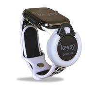 Keysy Key Fob Holder for Watch Band RFID (White-Glow-in-Dark)