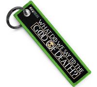 KEYTAILS Keychains Premium Quality Key Tag Cars, Trucks, Motorcycles, Sportbikes, [What Do We Say To The God Of Death? NOT TODAY]