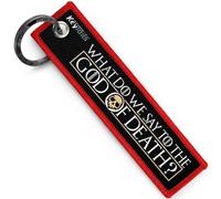KEYTAILS Keychains Premium Quality Key Tag Cars, Trucks, Motorcycles, Sportbikes, [What Do We Say To The God Of Death? NOT TODAY]