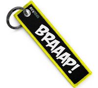KEYTAILS Keychains, Premium Quality Key Tag for Motorcycle, Car, Scooter, ATV, UTV [BRAAAP!]