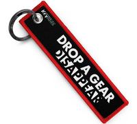KEYTAILS Keychains Premium Quality Key Tag for Motorcycle Car Scooter ATV UTV [Drop A Gear & Disappear]
