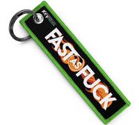 KEYTAILS Keychains, Premium Quality Key Tag for Motorcycle, Car, Scooter, ATV, UTV [Fast As F#ck]