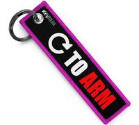 KEYTAILS Keychains, Premium Quality Key Tag for Motorcycle, Car, Scooter, ATV, UTV [Turn To Arm]