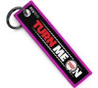KEYTAILS Keychains, Premium Quality Key Tag for Motorcycle, Scooter, ATV, UTV [Turn Me On, Ride Me]