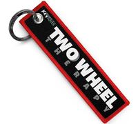 KEYTAILS Keychains, Premium Quality Key Tag for Motorcycle, Scooter, ATV, UTV [Two Wheel Therapy]