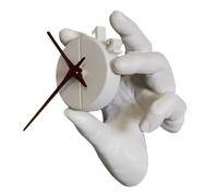 Keyubria 3D Clock Hands - 3D Modern Clock,Resin Quiet Movement with Hand Shape Holder for Home Craft Project Studios Living Room Cafes Kitchen