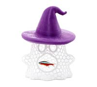 Keyubria Betta Bed,Small Floating Fish Tank Decor Shrimp Cave - Betta Shrimp Habitat Hammock - for Aquatic Pets Crayfish Home Dorm Apartment Office