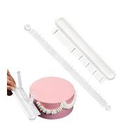 Keyubria Cake Ruffle Spacing Tool - Guide Adjustable Template Writing - Baking Tools | for Carving Garland Fondant Baking Pastry Making Home