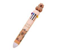 Keyubria Cartoon Capybara Ten Color Ball Pen, Capybara Gel Pen, Capybara Ballpoint Pens, Capybara Multicolor Ballpoint, Capybara Pens Ink Pen For School, Office, Stationery, Capybara Theme Party