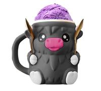 Keyubria Highland Cow Ice Pint Holder | Ice Cream Pint Sleeves Cover with Anti-Freeze Handle | Cute Animal Icecr eams Cooler Container | Fits Icecream for Highland Cow Lovers12X11X9.5CM