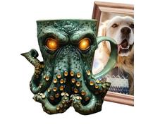 Keyubria Octopus Coffee Mug, Oceans Creature Octopus Mug, 3DOctopus Coffee Cup, Resin Water Cup, OctopusShaped StatueCup, for Sea Lovers, Coffeeand Milk Tea Enthusiasts