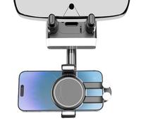 Keyubria Rear View Mirror Phone Holder | 360° Rotation Auto Smartphone Holder | Auto Cell Phone Bracket - for Car Truck SUV Drivers Delivery Personnel Travelers Navigation Users Daily Commuting