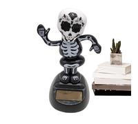 Keyubria Solar Figurines Halloween, Solar Powered Dancing Toys With Shaking Head, Halloween Ornaments For Car, For , Car Decor