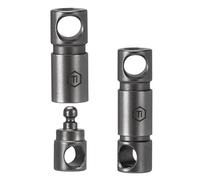 KeyUnity Carabiner Keychain Connector - Detachable Keyrings & Keychains, Portable Double-end 360° Key Organizer for Men & Women（KA52SW）