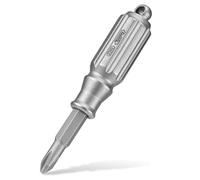 KeyUnity KA53 Mini Magnetic Screwdriver Stubby with Small Phillips,Portable Titanium Screwdriver Set with Keychain for Everyday Repairs