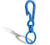 KeyUnity KM01 Titanium Carabiner Keychain Clip Quick Release EDC Key Holder Organizer with Keyring