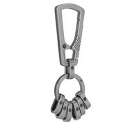 KeyUnity Titanium Carabiner Keychain Clip, Titanium Keyring, Edc Quick Release Key Holder Organizer, Carabiner Clip For Keys,Keyrings For Men, Belt Key Holder, for Outdoor Activities & Home Use